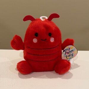 NWT 5” Clawford the Lobster Palm Pals Plush by Aurora
